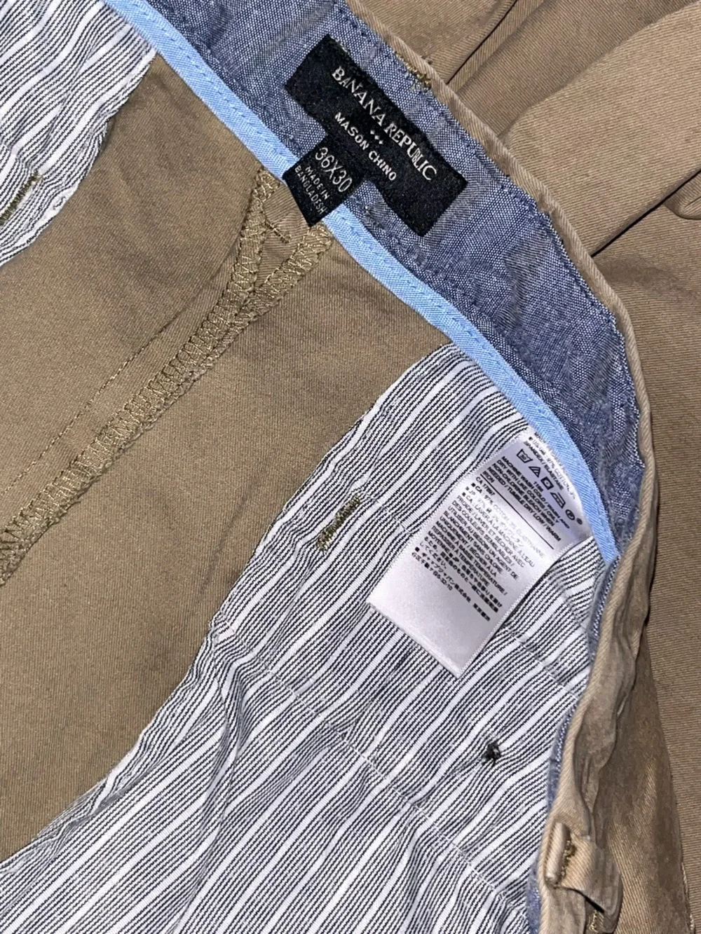Banana Republic Men's Khaki Chino Pants